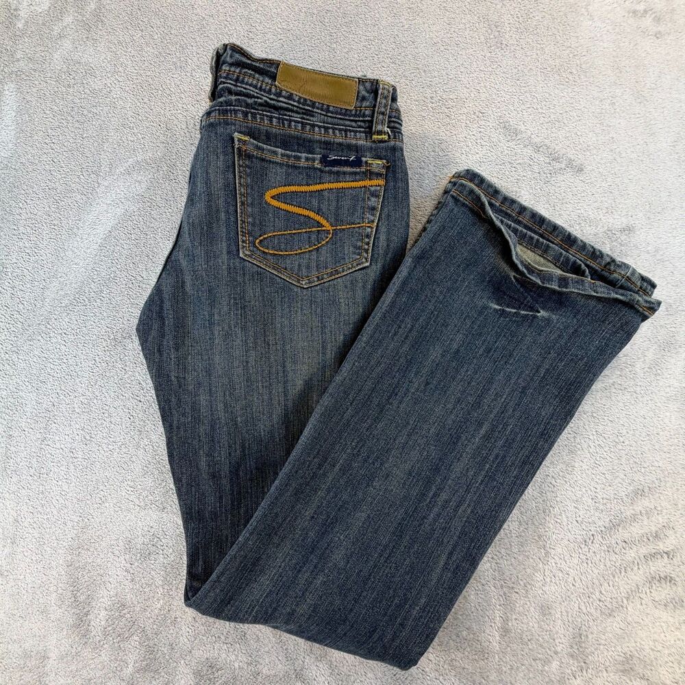 Seven7 Y2K Vintage Bootcut Jeans Women’s 31 Stretch Flare Denim Medium Wash
